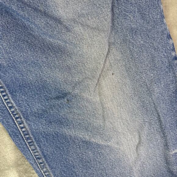 VTG Y2K LL Bean blue denim baggy casual streetwear jeans mens 34x29 - Picture 5 of 7